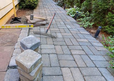 Concrete Paver Path