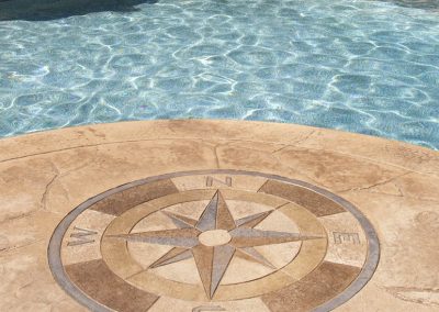 Stamped Concrete Pool Decks